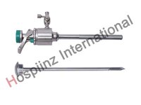 Trocar sharp with cannula