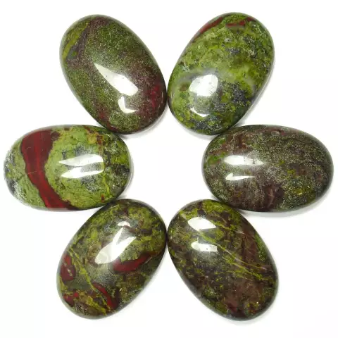 Dragon blood stone palm stones