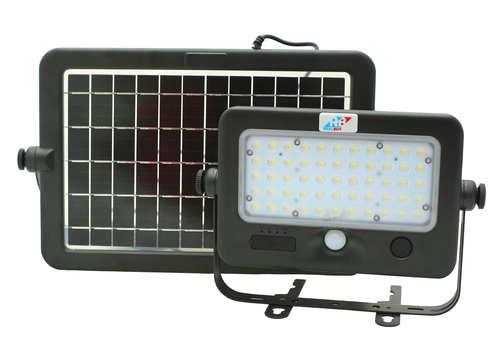 Realbuy Multifunctional Rechargeable Solar Led Flood Light 20W With Pir Motion Sensor Cable Length: 5  Meter (M)