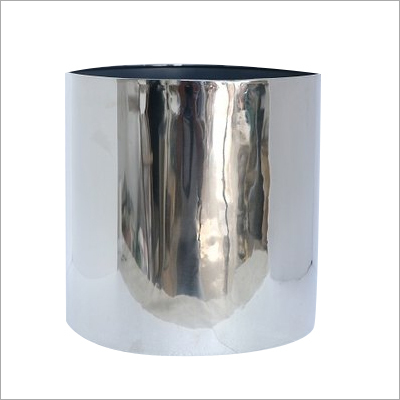 Polished Stainless Steel Garden Planter