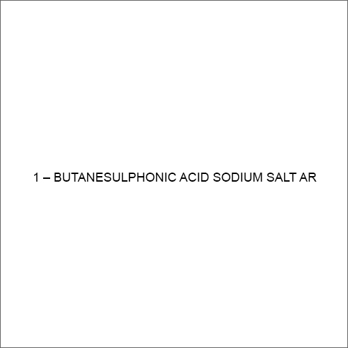 1 - Butanesulphonic Acid Sodium Salt Ar