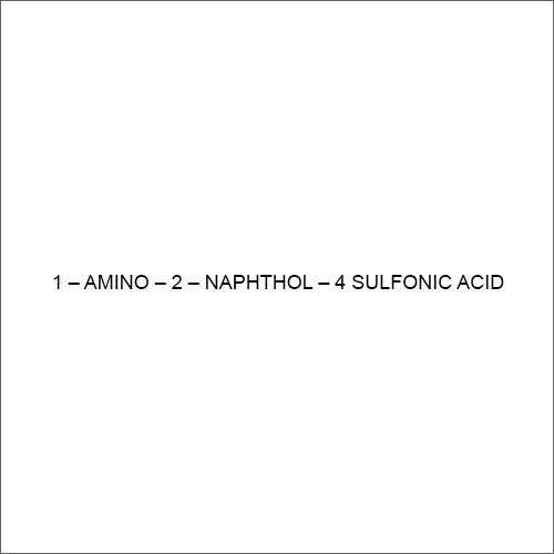1 - Amino - 2 - Naphthol - 4 Sulfonic Acid Application: Industrial