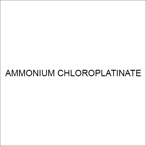 Ammonium Chloroplatinate Application: Pharmaceutical