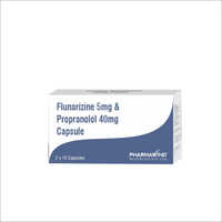 Tablets Flunarizine 5mg And Propranolol 40mg Capsules