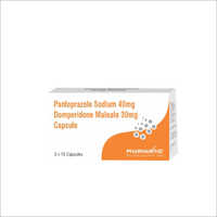 Pantoprazole Sodium 40mg Domperidone Maleate 30mg Capsules