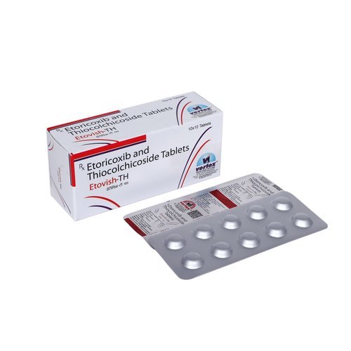 Etoricoxib 60mg and Thiocolchicoside 4mg Tablets By VERTEX INDIA HEALTHCARE