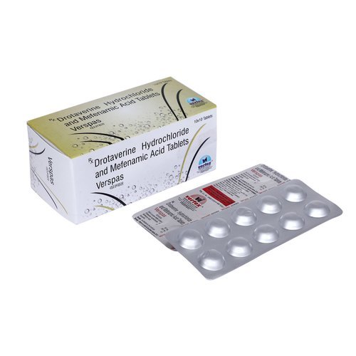 Drotaverine HCL 80mg and Mefenamic Acid 250mg Tablets