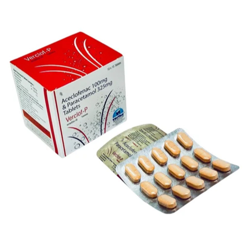 Aceclofenac 100mg and Paracetamol 325mg Tablets