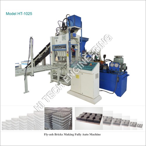 fully automatic fly ash brick machine