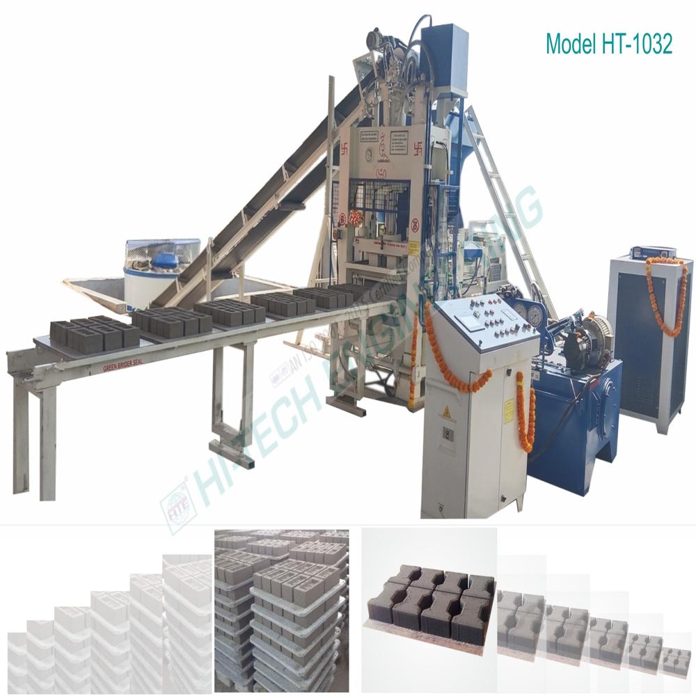 hydraulic fly ash brick machine