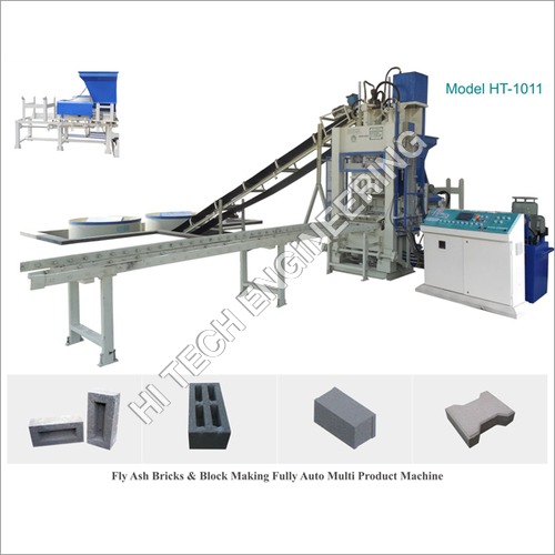 Fly Ash Brick And Block Making Fully Auto Multi Product Machine