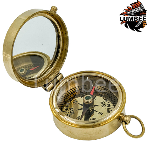 Brass Metal Handicraft Compass Survival Gear Compass