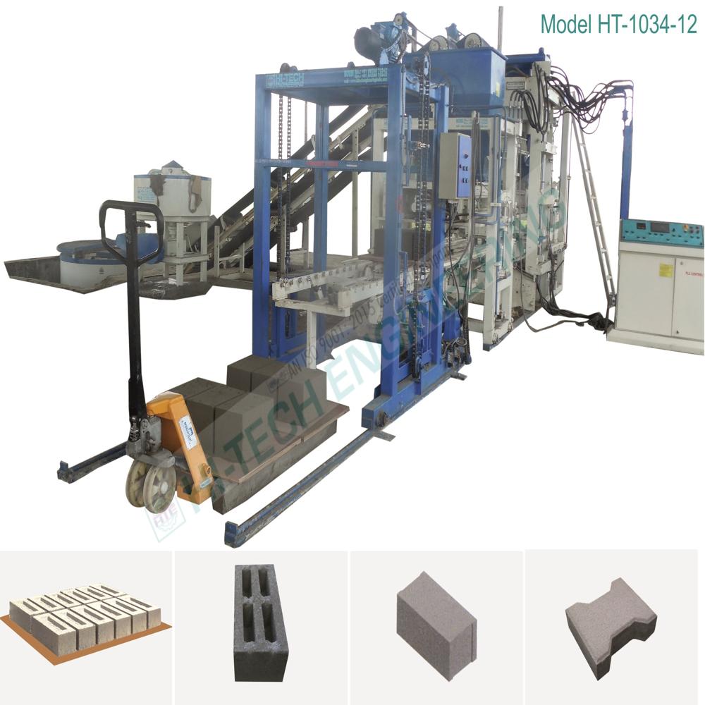 Vibro Press Concrete Block Making Machine