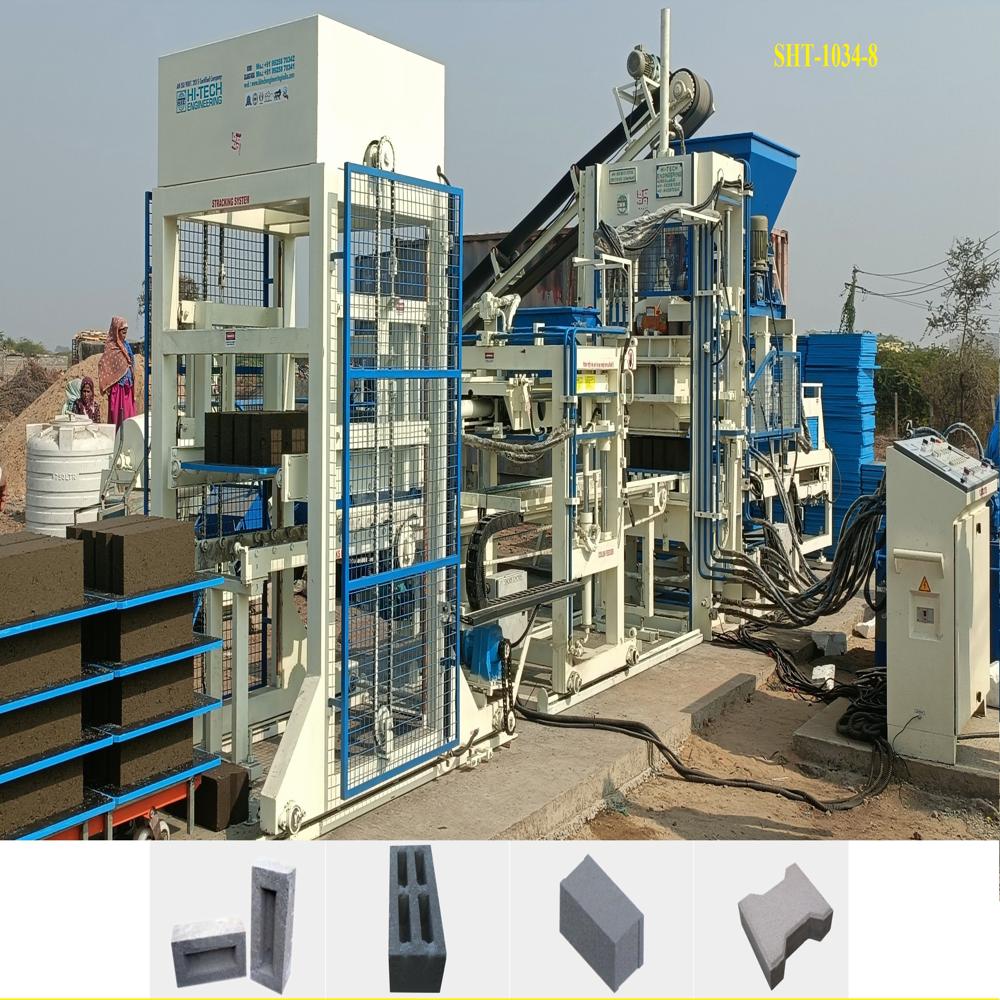 Vibro Press Concrete Block Machine