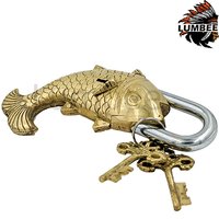 Metal Functional Brass Fish Pad Lock