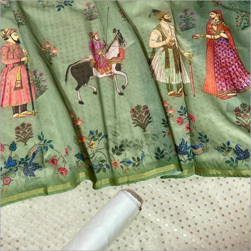 Ladies Digital Printed Dupatta - Cotton Fabric, Multicolor 4 Col Set | Casual Dress Type, Digitally Printed Pattern