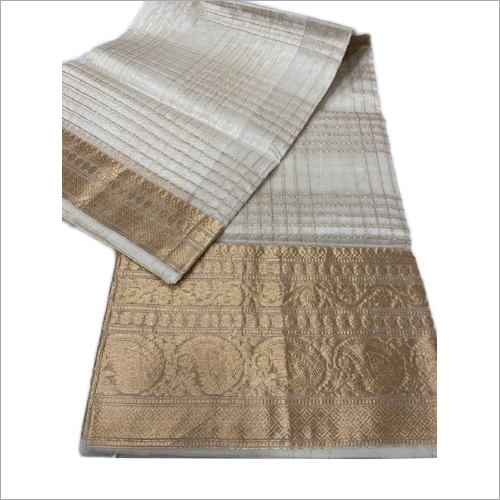 Ladies Organza Silk Saree - 6.3 M Length, Golden Printed Design | Party Occasion, Machine Wash Care