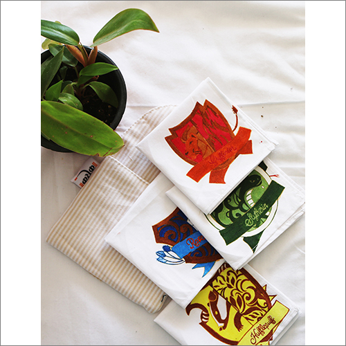 Harry Potter Cocktail Napkin - Cotton Material, Printed Pattern | Colored for Dinner Use, Ideal for Hotels