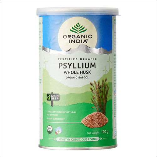 Organic India Whole Husk Psyllium 100 Gm Powder Age Group: For Adults