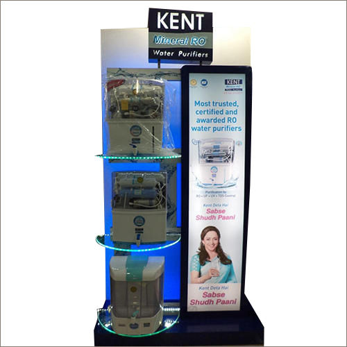 Metal Water Purifier Pos Display Stand