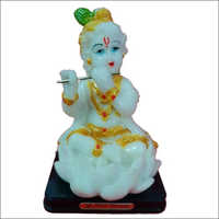 4.5x3.25 Inch Krishna Marble Statue