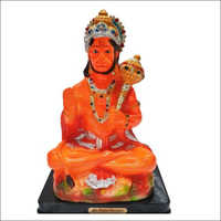 10.25x7.5 Inch Resin Hanuman Statue