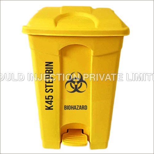 Yellow Medical Waste Step Bin
