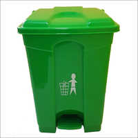 K 45 Green Plastic Waste Step Bin