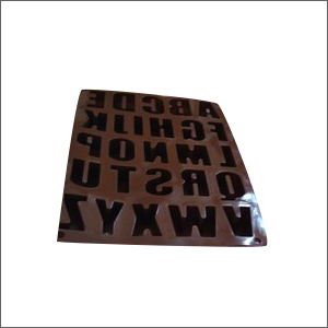 Alphabet Silicone Mould