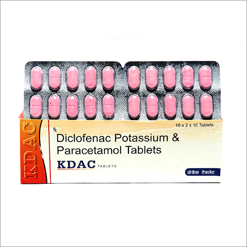 Diclofenac Potassium And Paracetamol Tablets