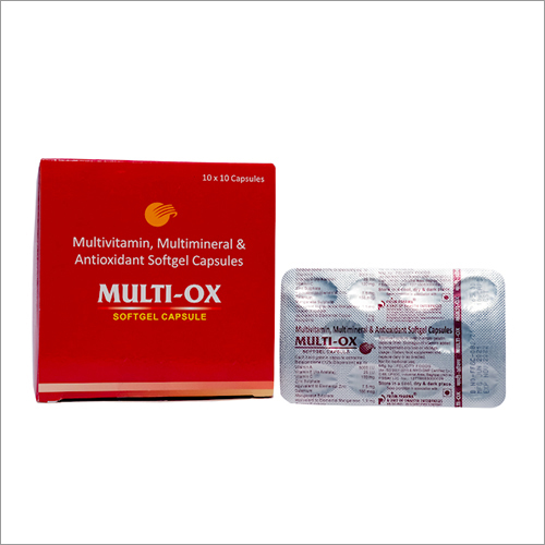 Multivitamin Multimineral And Antioxidant Softgel Capsules