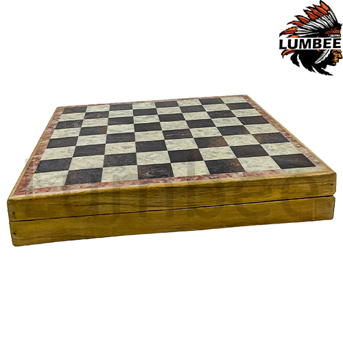 Multicolor Shrinath Art Gallery Brass Chess Board Set