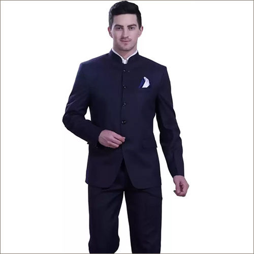 Dry Cleaning Mens Dark Blue Full Sleeve Blazer