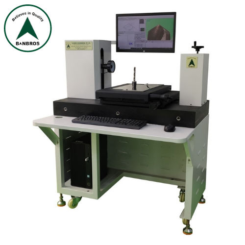 White Green Horizontal Vision Measuring Machine