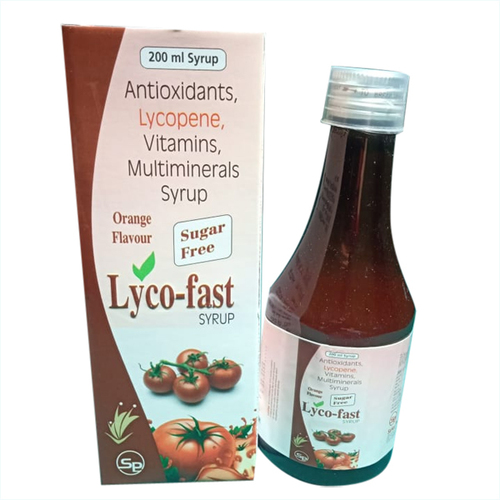 200ml Antioxidants Lycopene Vitamins And Multimineral Syrup General Medicines at Best Price in