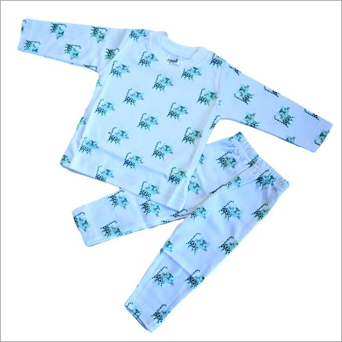 Kids Round Neck Printed Nightwear Age Group: 6 Months To 3 Years
