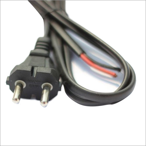 Black 2 Pin Mains Power Cords