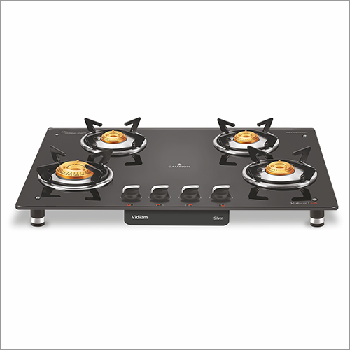 Air Silver 4 Burner Gas Cooktop