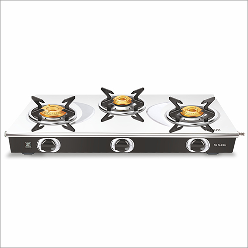 SS Sleek 3 Burner Gas Cooktop