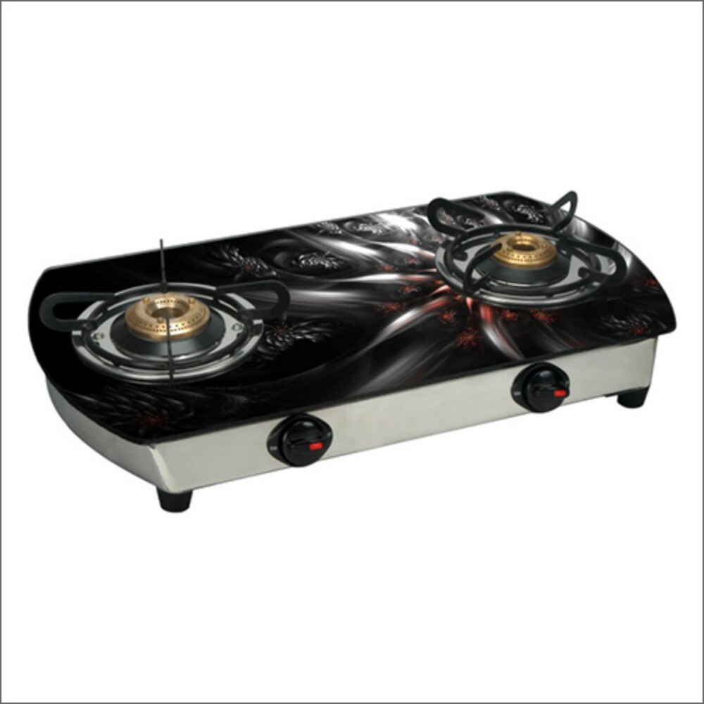 2 Burner Matrix Gas Stove - Ignition Type: Manual