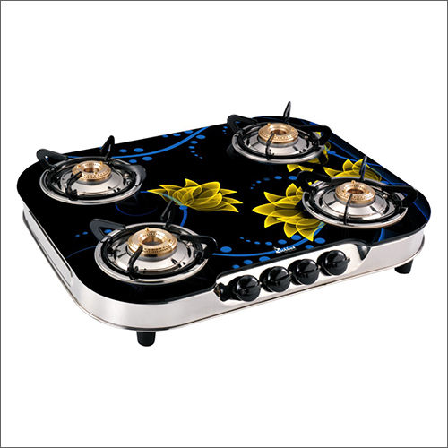 4 Burner Digital  Glass  Gas Stove