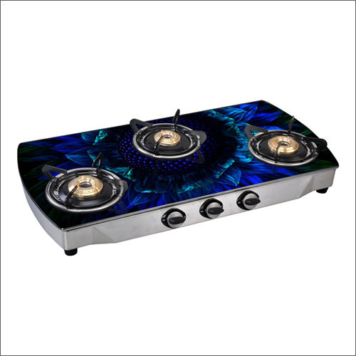 3 Burner Glass Gas Stove