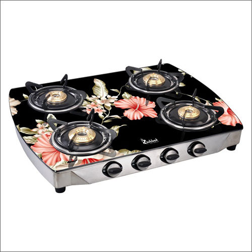 4 Burner Glass Gas Stove