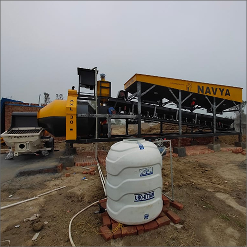 Inline Drum Concrete Batching Plant Industrial