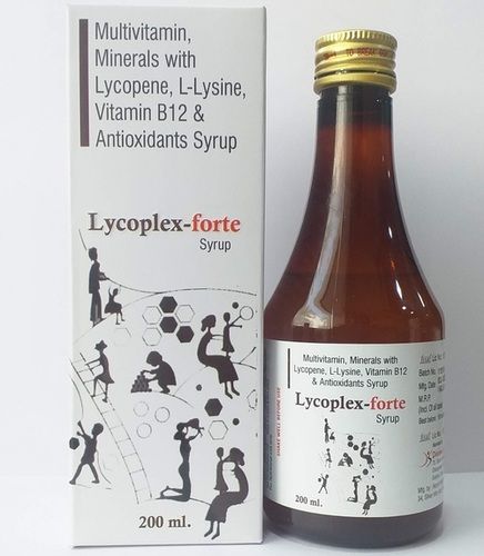 Multivitamin Multimineral Lycopene Llysine Syrup Dosage Form: Liquid