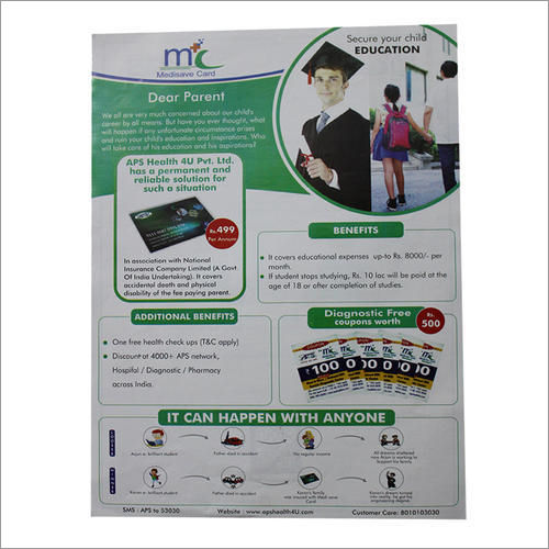 Paper Printed Leaflet Brochure