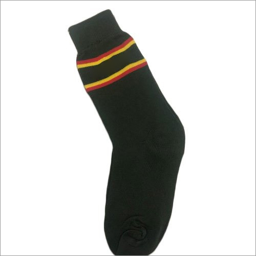 Printed Cotton School Socks