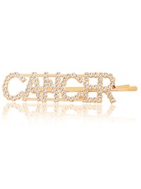 Vembley Gorgeous Golden Cancer Hairclip For Women and Girls