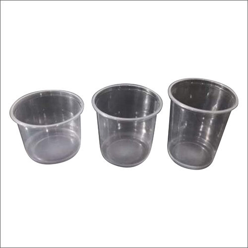 Round Transparent Plastic Container