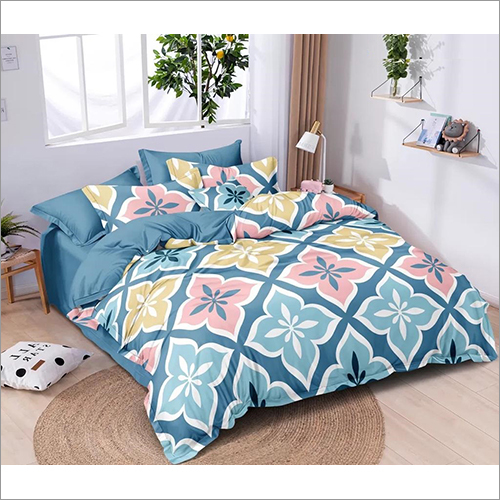 Heavy Glace Cotton Double Bedsheet